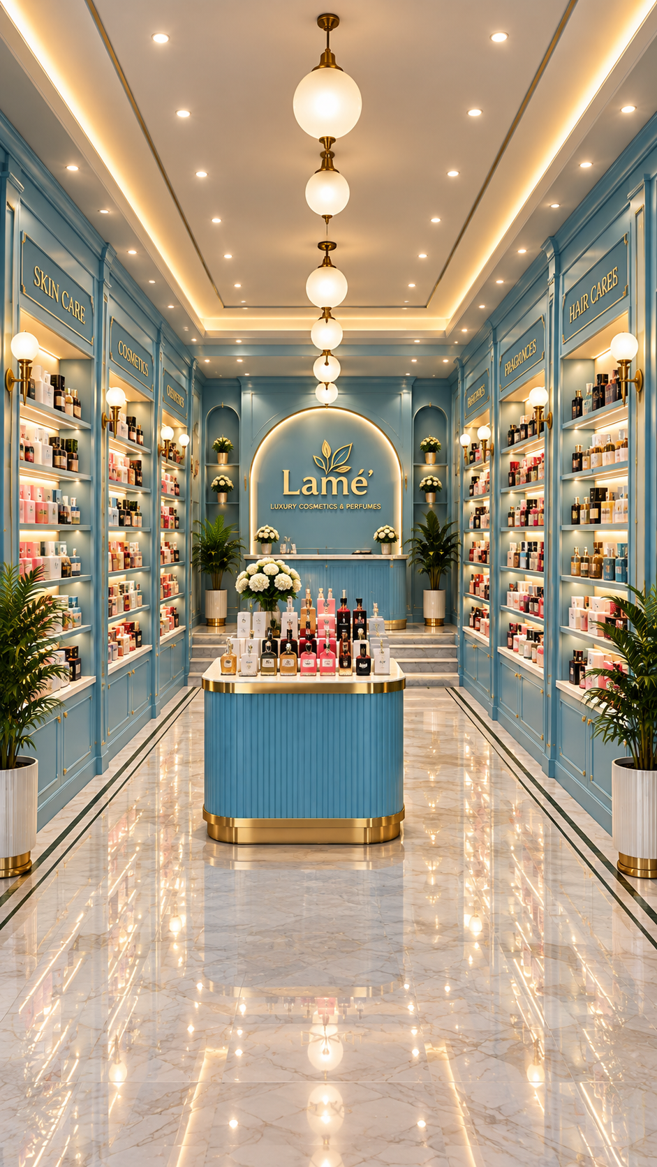 Lamé Boutique Luxury Interior Display